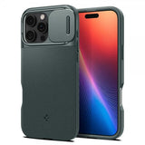 Spigen iPhone 16 Pro Deksel Optik Armor MagFit Abyss Green