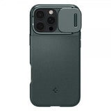 Spigen iPhone 16 Pro Deksel Optik Armor MagFit Abyss Green
