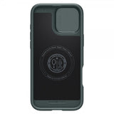 Spigen iPhone 16 Pro Deksel Optik Armor MagFit Abyss Green