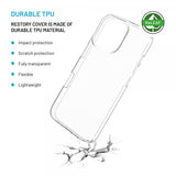 Fixed iPhone 16 Pro Deksel ReStory Transparent