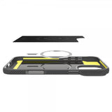 Spigen iPhone 16 Pro Deksel Rugged Armor MagFit Grå