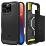 Spigen iPhone 16 Pro Deksel Rugged Armor MagFit Matte Black