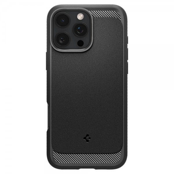 Spigen iPhone 16 Pro Deksel Rugged Armor MagFit Matte Black
