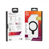 Zagg iPhone 16 Pro Deksel Santa Cruz Snap Ring Stand Svart
