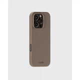 holdit iPhone 16 Pro Deksel Silikon Mocha Brown