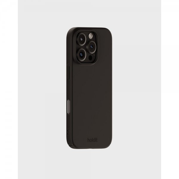 holdit iPhone 16 Pro Deksel Slim Case Svart