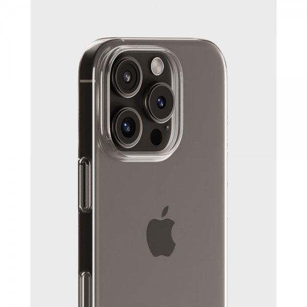 holdit iPhone 16 Pro Deksel Slim Case Transparent