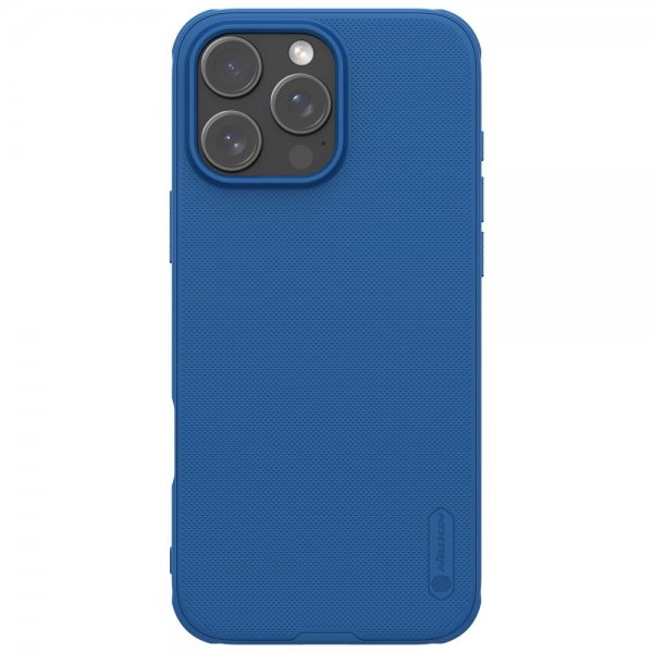 Nillkin iPhone 16 Pro Deksel Super Frosted Shield Pro MagSafe Blå