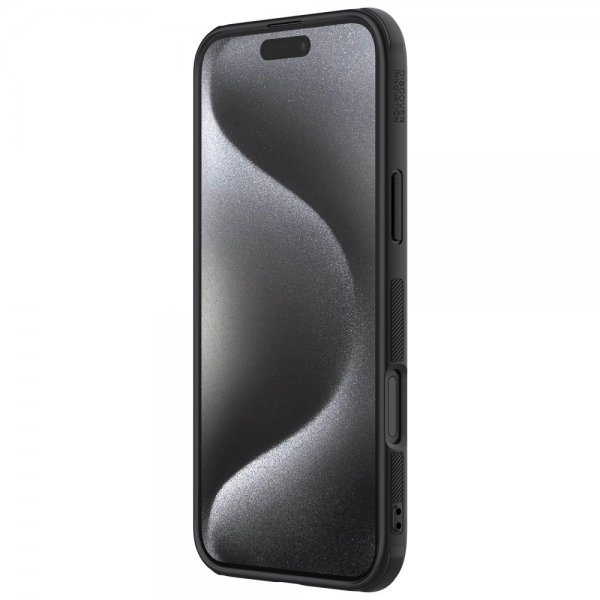 Nillkin iPhone 16 Pro Deksel Super Frosted Shield Pro MagSafe Svart