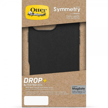 Otterbox iPhone 16 Pro Deksel Symmetry Cactus Leather MagSafe Noir Ash
