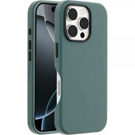 Otterbox iPhone 16 Pro Deksel Symmetry Cactus Leather MagSafe Sagebrush