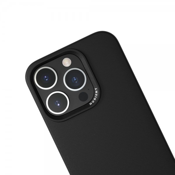 Nudient iPhone 16 Pro Deksel Thin Case MagSafe Ink Black