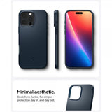Spigen iPhone 16 Pro Deksel Thin Fit MagFit Metal Slate