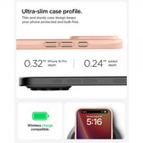 Spigen iPhone 16 Pro Deksel Thin Fit MagFit Rose Titanium