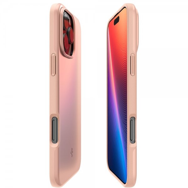 Spigen iPhone 16 Pro Deksel Thin Fit MagFit Rose Titanium