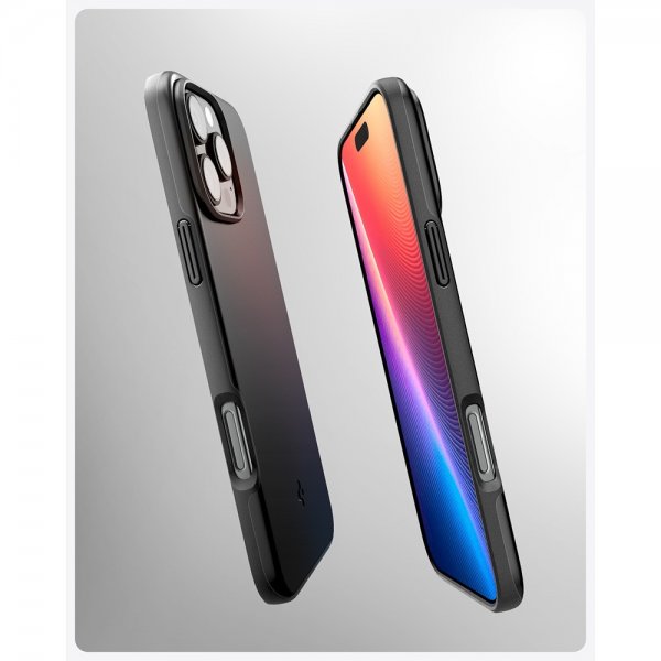 Spigen iPhone 16 Pro Deksel Thin Fit MagFit Svart