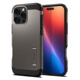 Spigen iPhone 16 Pro Deksel Tough Armor MagFit Gunmetal