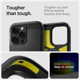 Spigen iPhone 16 Pro Deksel Tough Armor MagFit Svart
