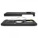 Spigen iPhone 16 Pro Deksel Tough Armor MagFit Svart