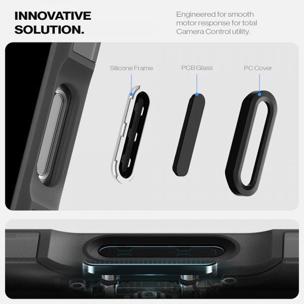 Spigen iPhone 16 Pro Deksel Tough Armor T MagFit Frost Black