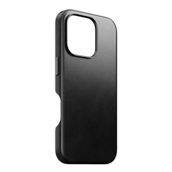 Nomad iPhone 16 Pro Deksel Traditional Leather Case Horween Svart