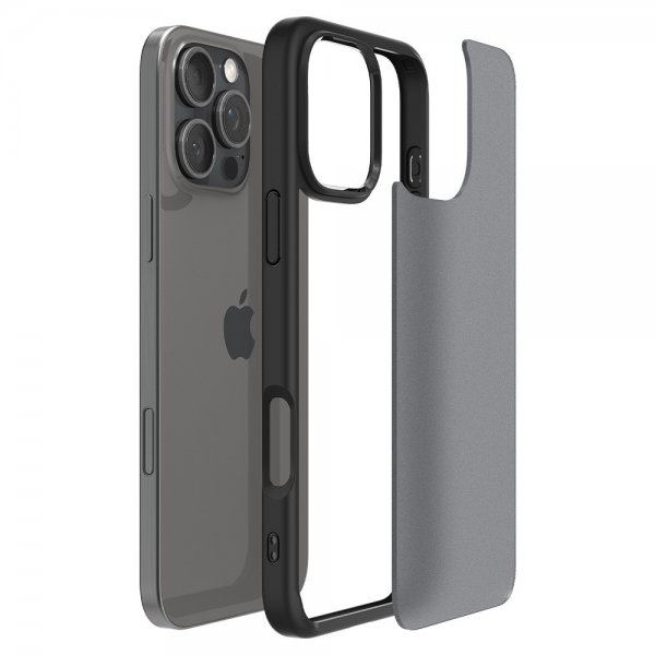Spigen iPhone 16 Pro Deksel Ultra Hybrid Frost Black
