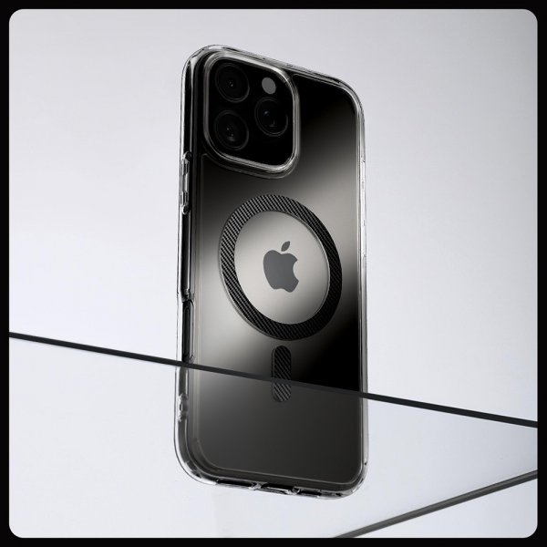 Spigen iPhone 16 Pro Deksel Ultra Hybrid MagFit Carbon Fiber