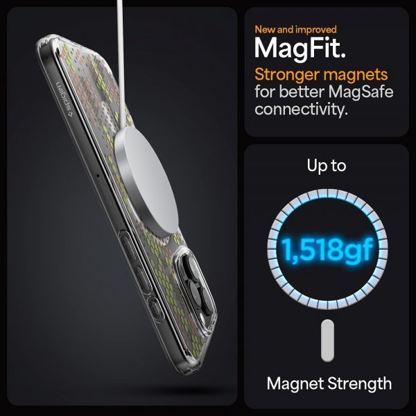 Spigen iPhone 16 Pro Deksel Ultra Hybrid MagFit Digital Camo