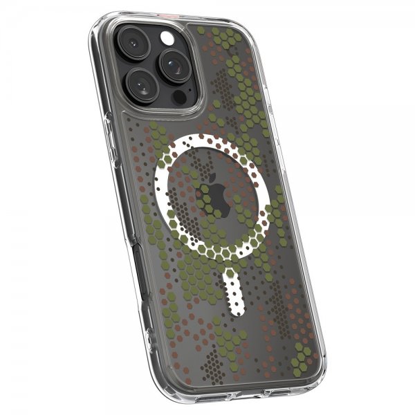 Spigen iPhone 16 Pro Deksel Ultra Hybrid MagFit Digital Camo