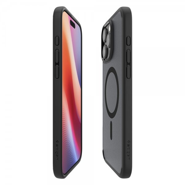 Spigen iPhone 16 Pro Deksel Ultra Hybrid MagFit Frost Black