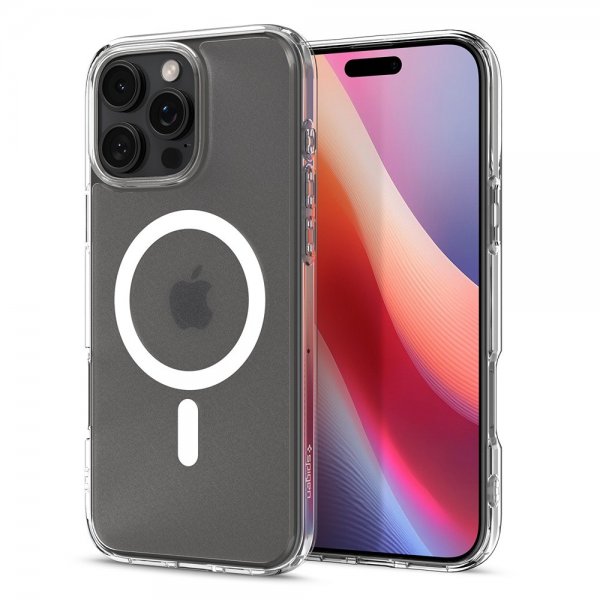 Spigen iPhone 16 Pro Deksel Ultra Hybrid MagFit Frost Clear