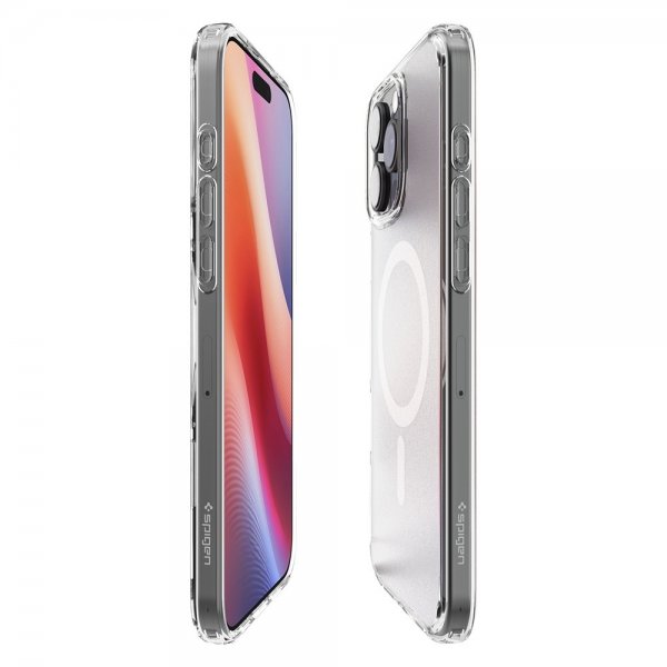 Spigen iPhone 16 Pro Deksel Ultra Hybrid MagFit Frost Clear