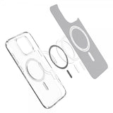 Spigen iPhone 16 Pro Deksel Ultra Hybrid MagFit Frost Clear