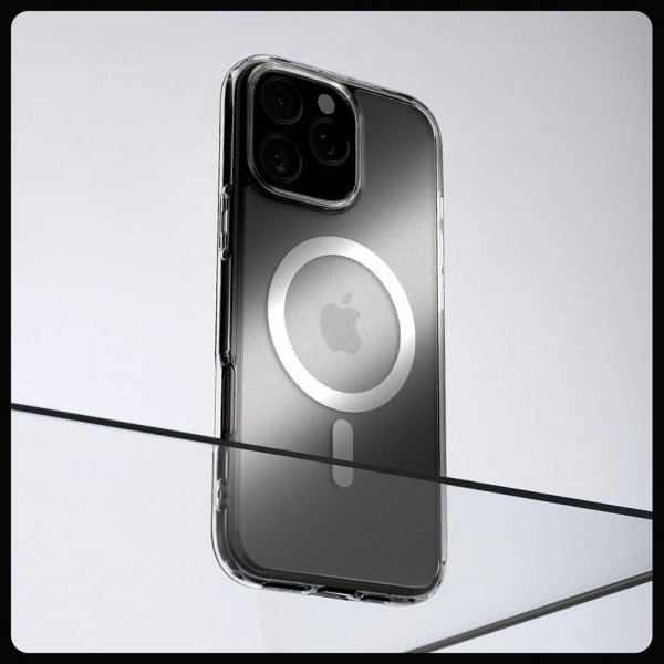 Spigen iPhone 16 Pro Deksel Ultra Hybrid MagFit Frost Clear