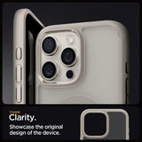 Spigen iPhone 16 Pro Deksel Ultra Hybrid MagFit Frost Natural Titanium