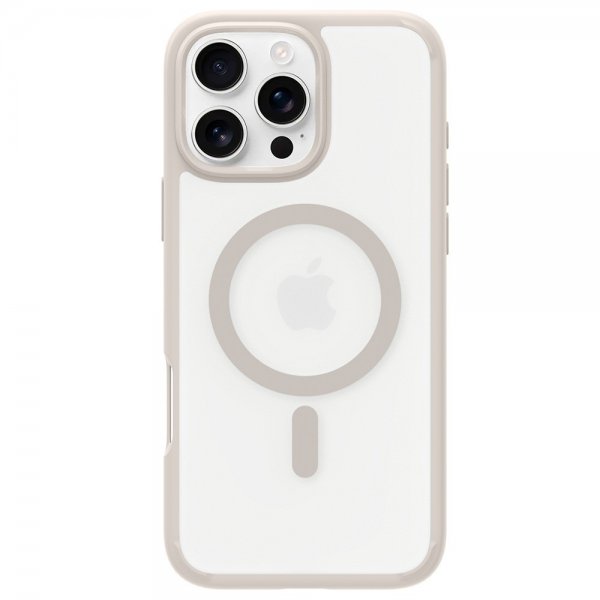 Spigen iPhone 16 Pro Deksel Ultra Hybrid MagFit Frost Natural Titanium
