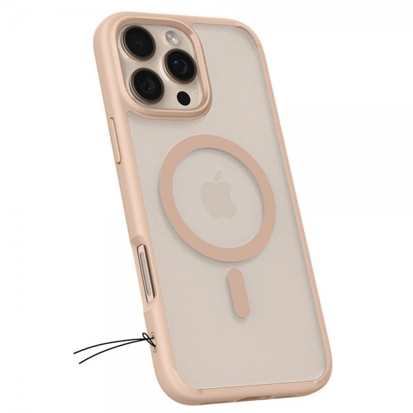 Spigen iPhone 16 Pro Deksel Ultra Hybrid MagFit Frost Rose Titanium
