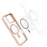 Spigen iPhone 16 Pro Deksel Ultra Hybrid MagFit Frost Rose Titanium