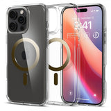 Spigen iPhone 16 Pro Deksel Ultra Hybrid MagFit Gull