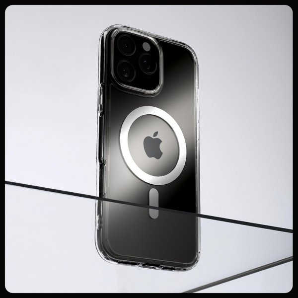 Spigen iPhone 16 Pro Deksel Ultra Hybrid MagFit Hvit