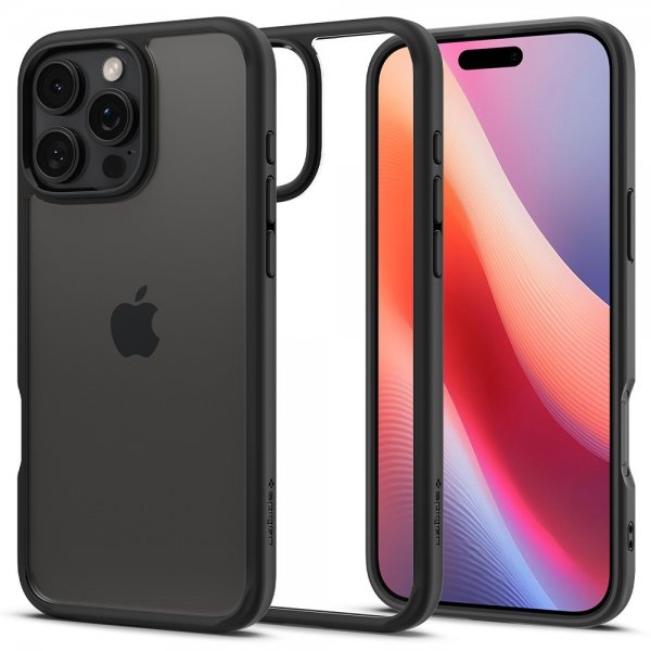 Spigen iPhone 16 Pro Deksel Ultra Hybrid Matte Svart