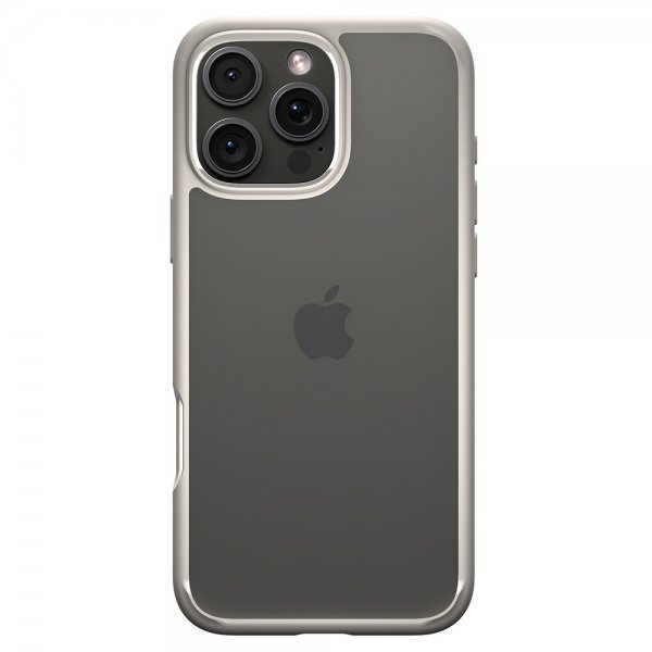 Spigen iPhone 16 Pro Deksel Ultra Hybrid Natural Titanium