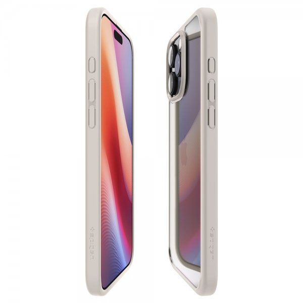 Spigen iPhone 16 Pro Deksel Ultra Hybrid Natural Titanium