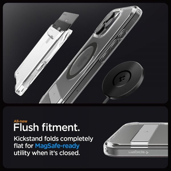 Spigen iPhone 16 Pro Deksel Ultra Hybrid S MagFit Graphite