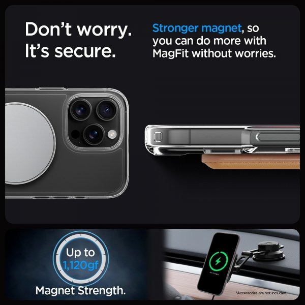 Spigen iPhone 16 Pro Deksel Ultra Hybrid S MagFit Graphite