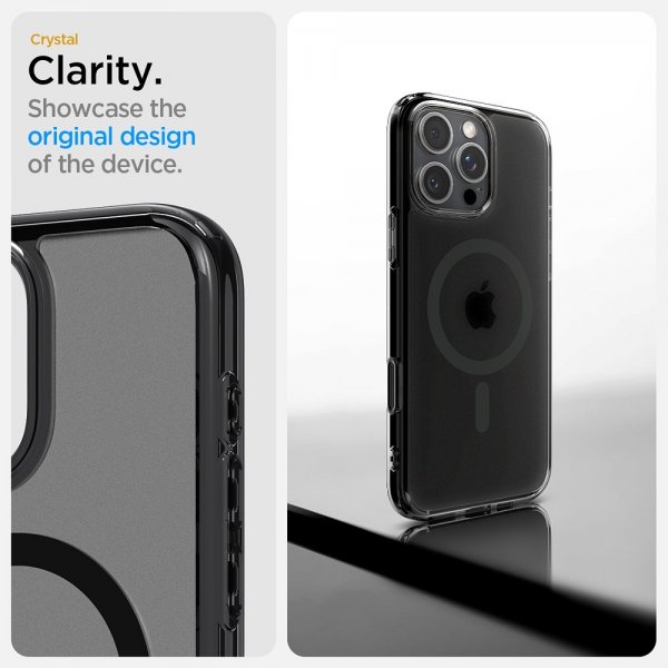 Spigen iPhone 16 Pro Deksel Ultra Hybrid T MagFit Frost Black