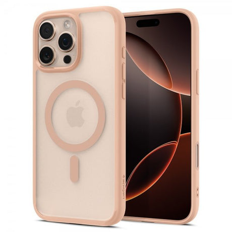 Spigen iPhone 16 Pro Deksel Ultra Hybrid T MagFit Frost Rose Titanium