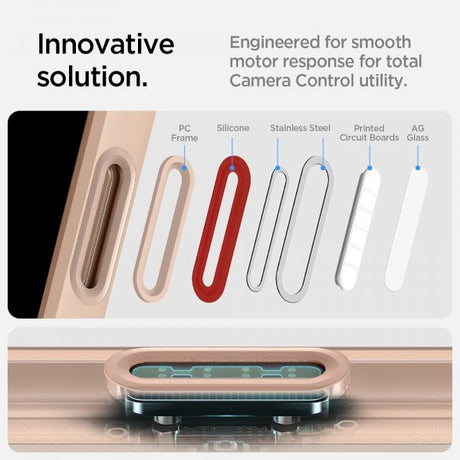 Spigen iPhone 16 Pro Deksel Ultra Hybrid T MagFit Frost Rose Titanium