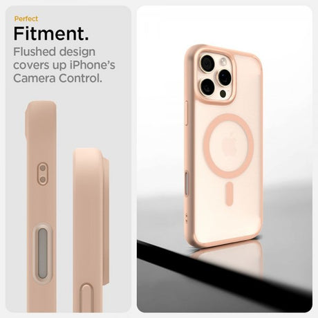 Spigen iPhone 16 Pro Deksel Ultra Hybrid T MagFit Frost Rose Titanium