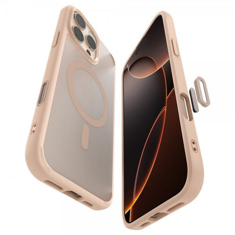 Spigen iPhone 16 Pro Deksel Ultra Hybrid T MagFit Frost Rose Titanium